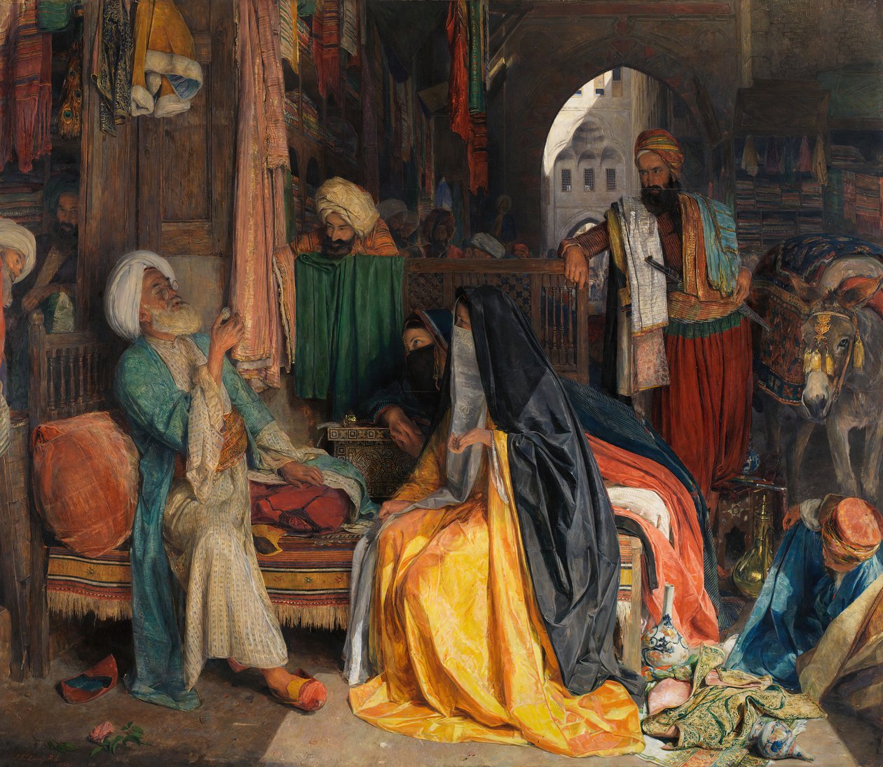 The Doubtful Coin, 1869. de John Frederick Lewis