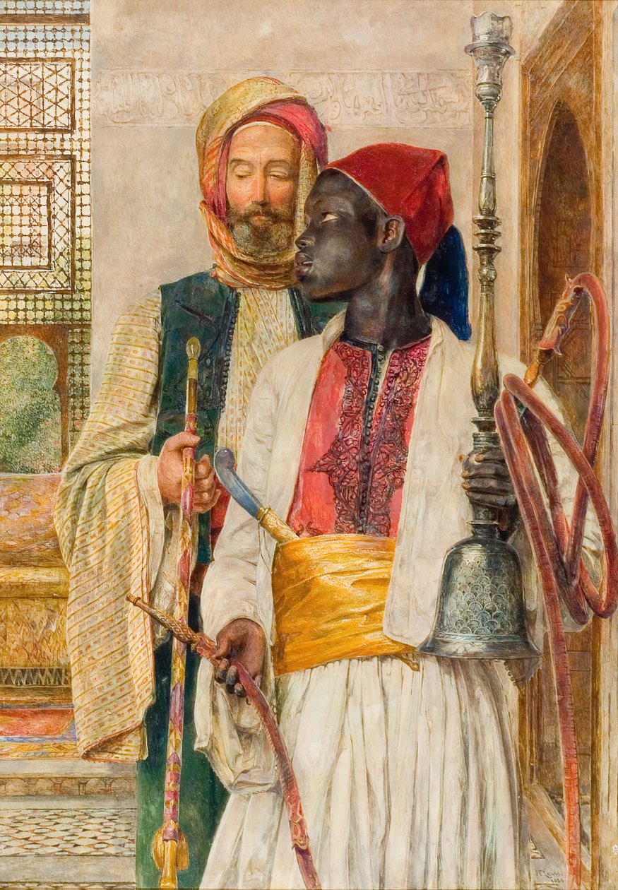 The Pipe Bearer, 1856. de John Frederick Lewis