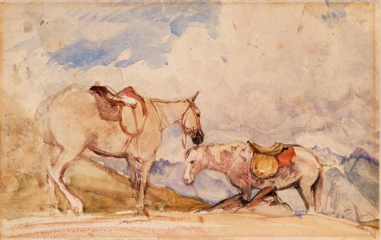 Dois cavalos de John Frederick Lewis