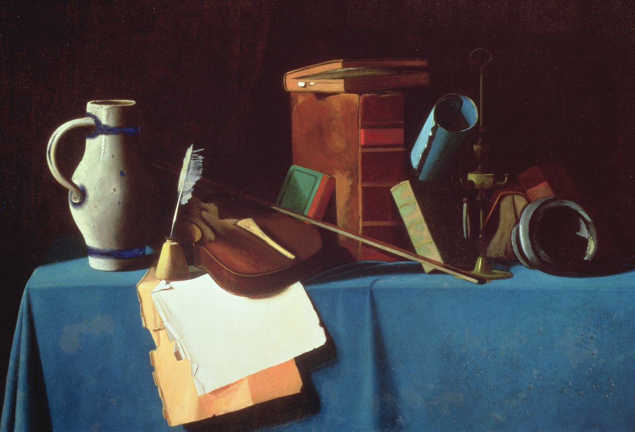 Mesa com violino de John Frederick Peto