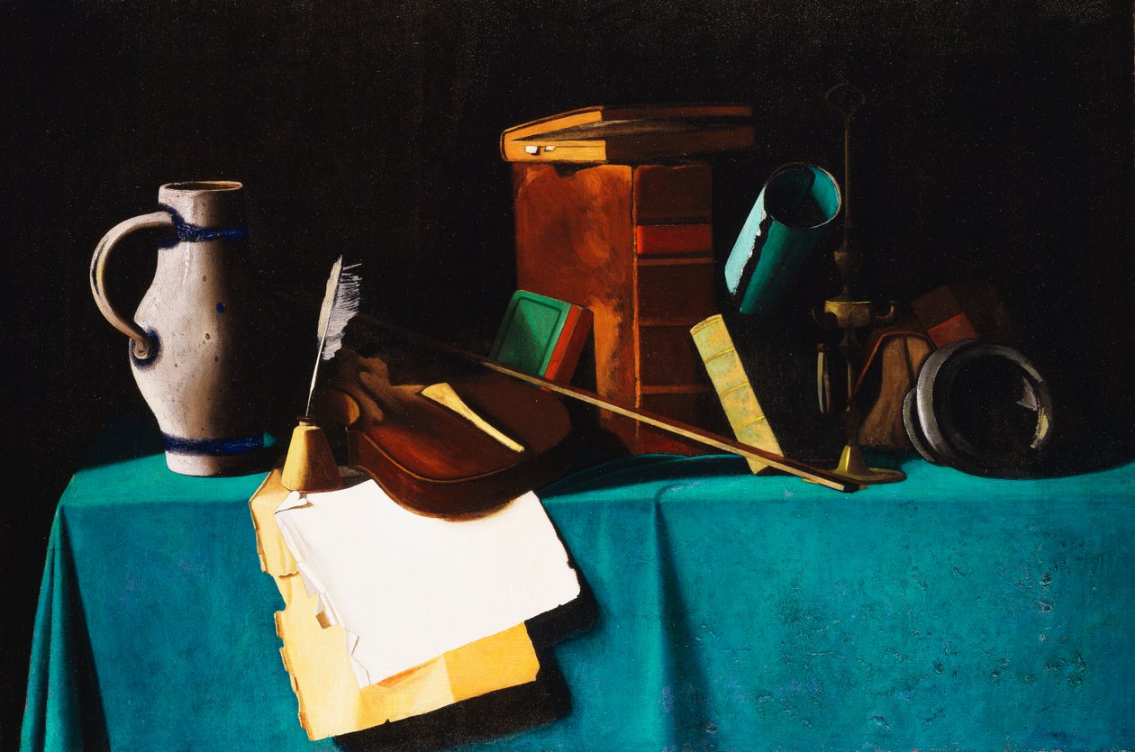 Mesa com violino, de John Frederick Peto