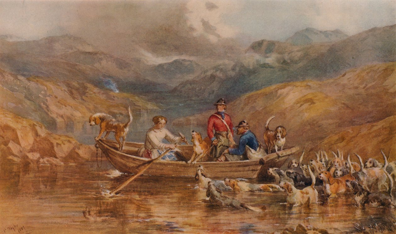 A balsa das montanhas, 1857, 1938 de John Frederick Tayler