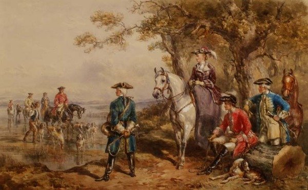 A caça da lontra de John Frederick Tayler