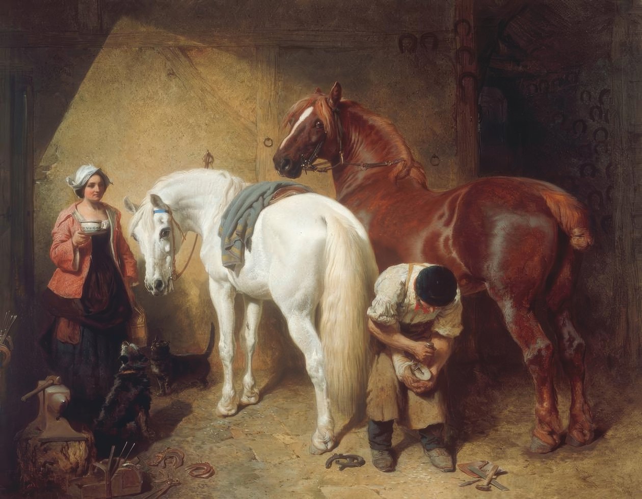 Shoeing Imaum de John Frederick Herring Senior