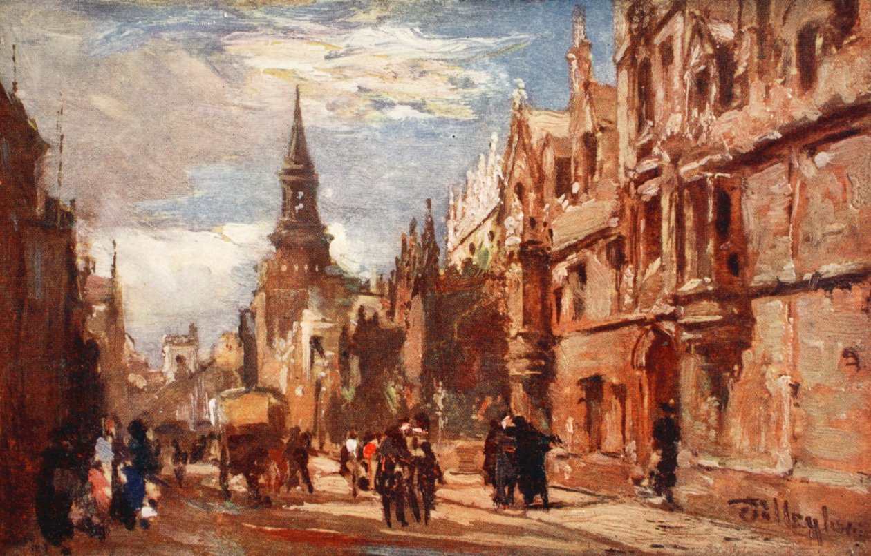All Souls &39;College e a High Street, 1903 de John Fulleylove