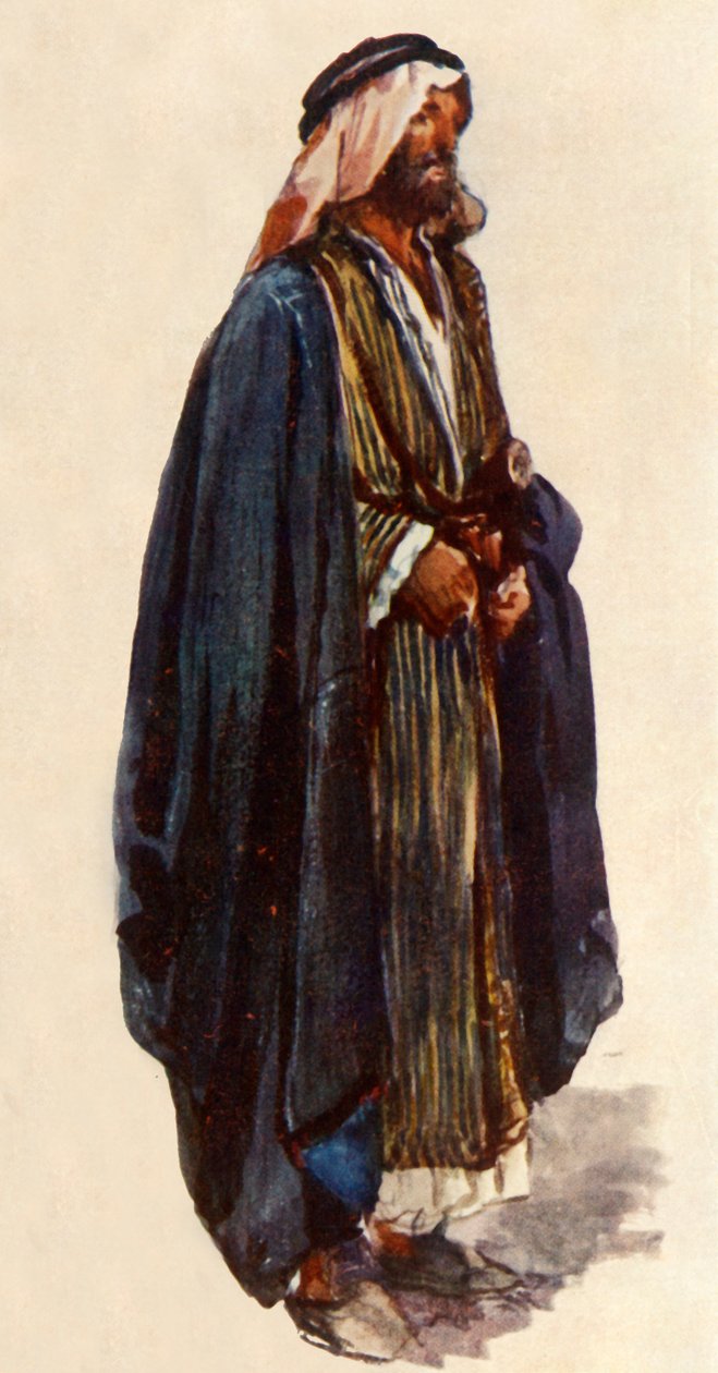 Fazendeiro árabe. Bairro de Jerusalém, 1902. de John Fulleylove