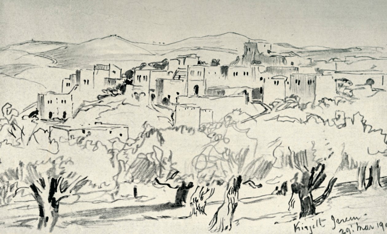 Kirjath-Jearim, 1902. de John Fulleylove
