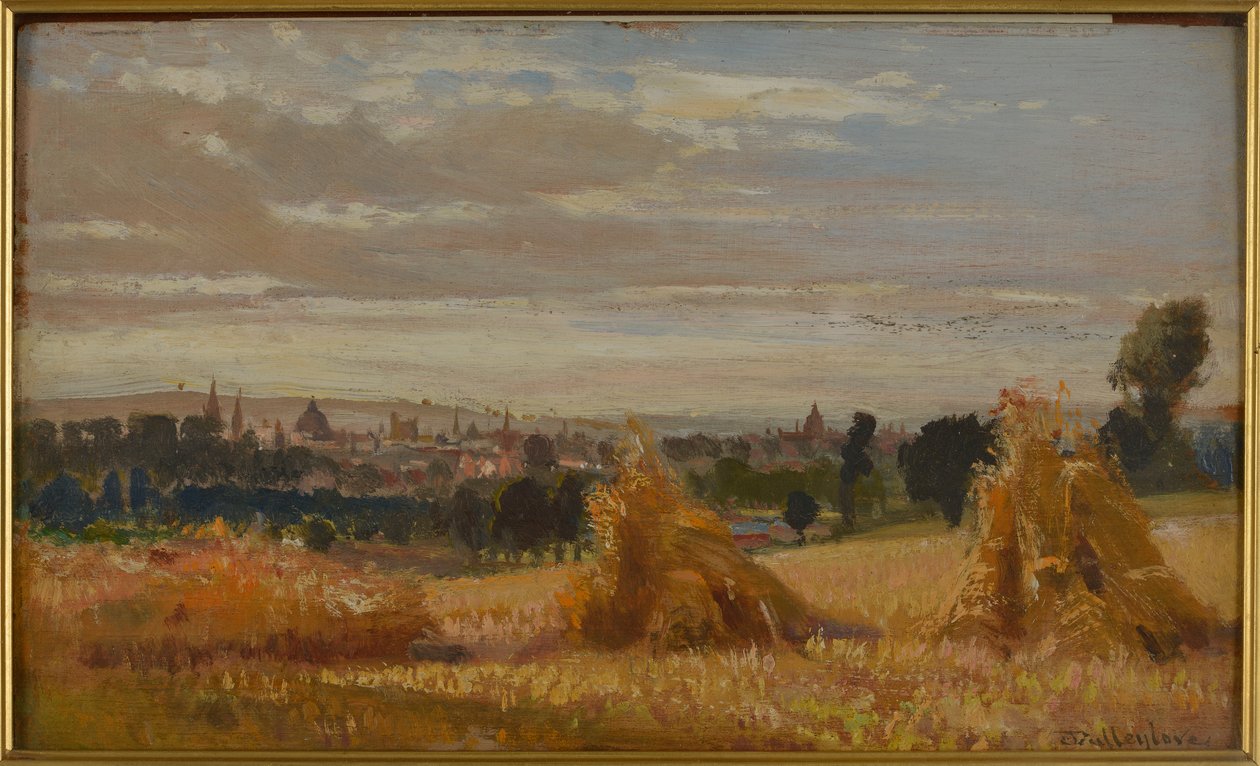 Oxford (óleo sobre painel) de John Fulleylove