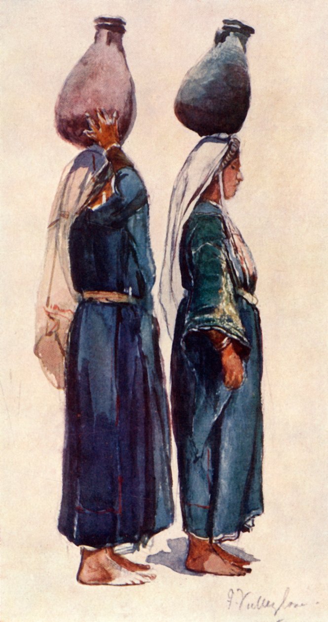 Estudos de camponesas sírias, 1902. de John Fulleylove