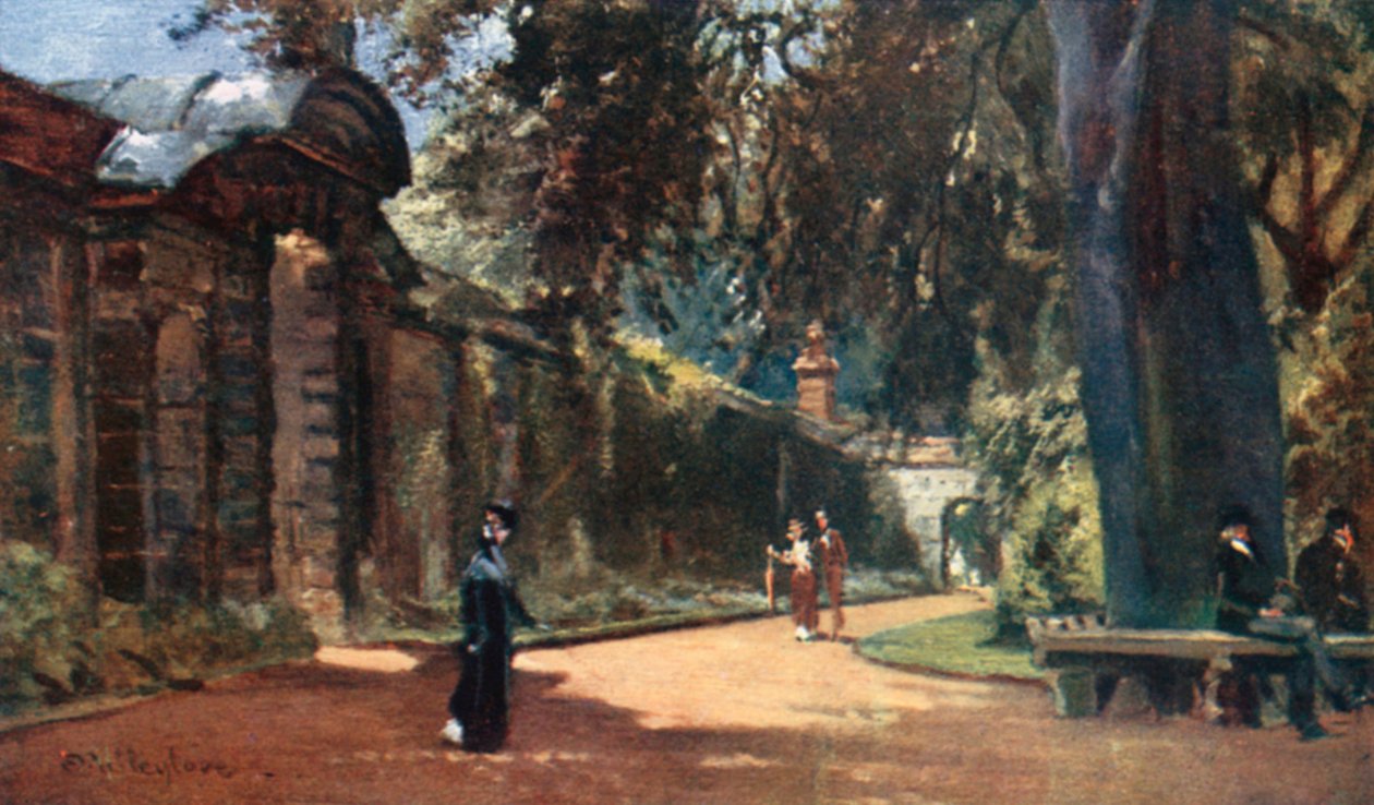 O Jardim Botânico (litografia a cores) de John Fulleylove