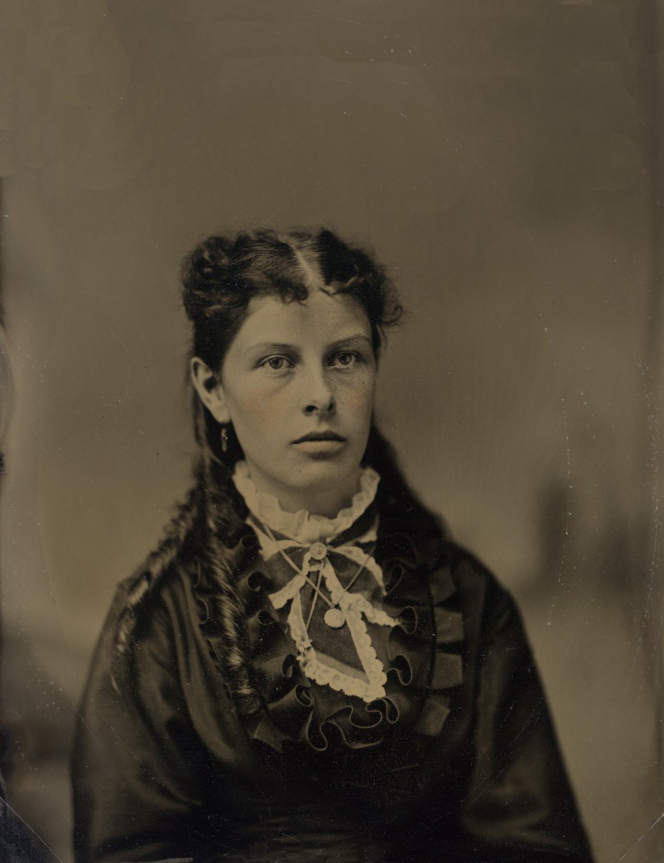 Retrato de uma mulher, c.1870. de John G Ellinwood