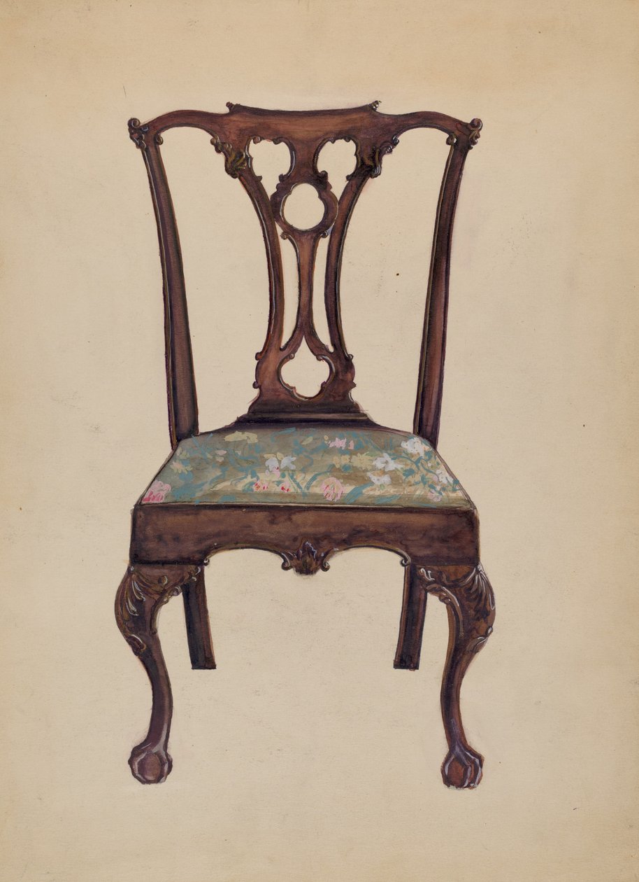 Cadeira Lateral Chippendale de John Garay