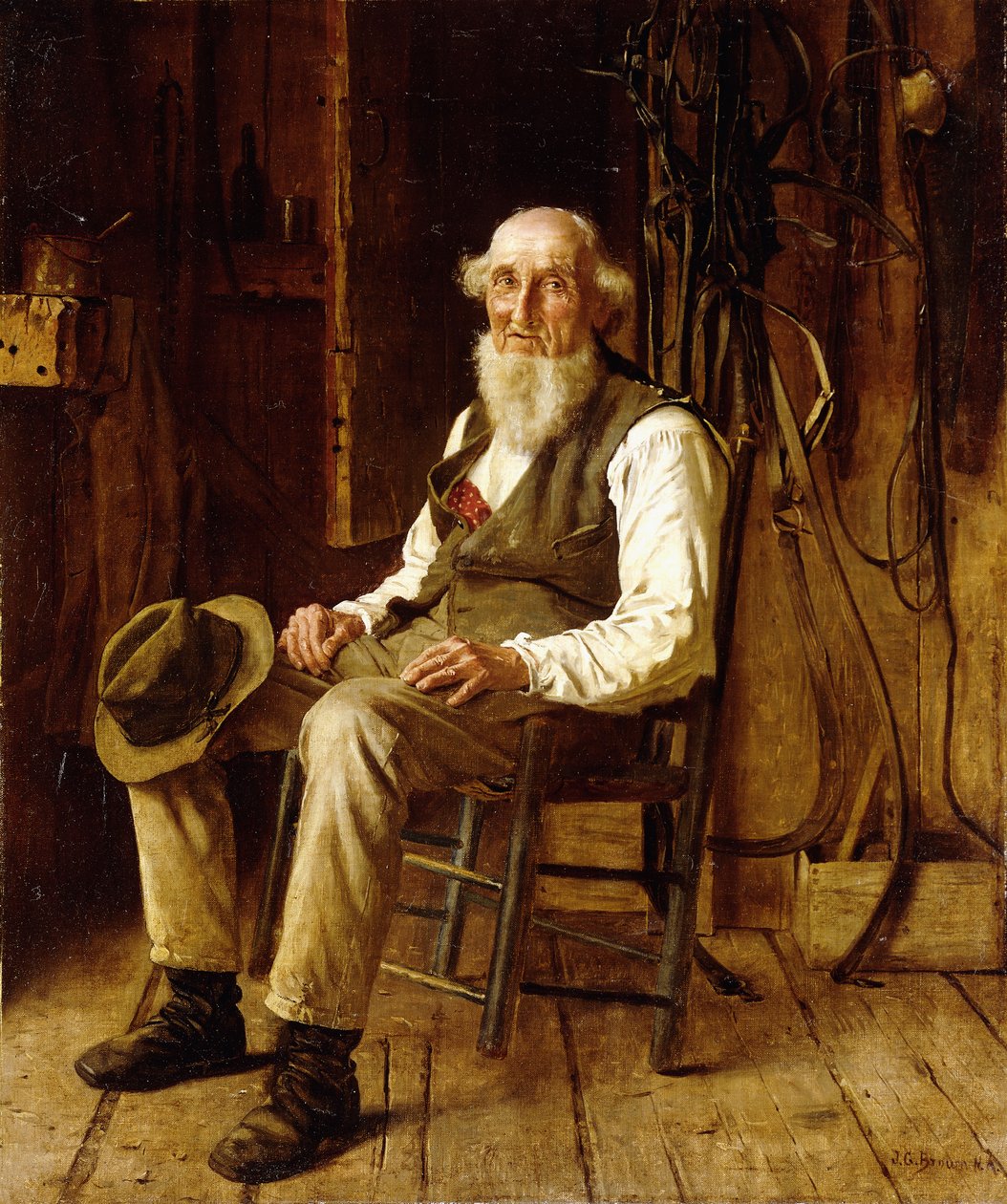 Contemplação de um momento, de John George Brown