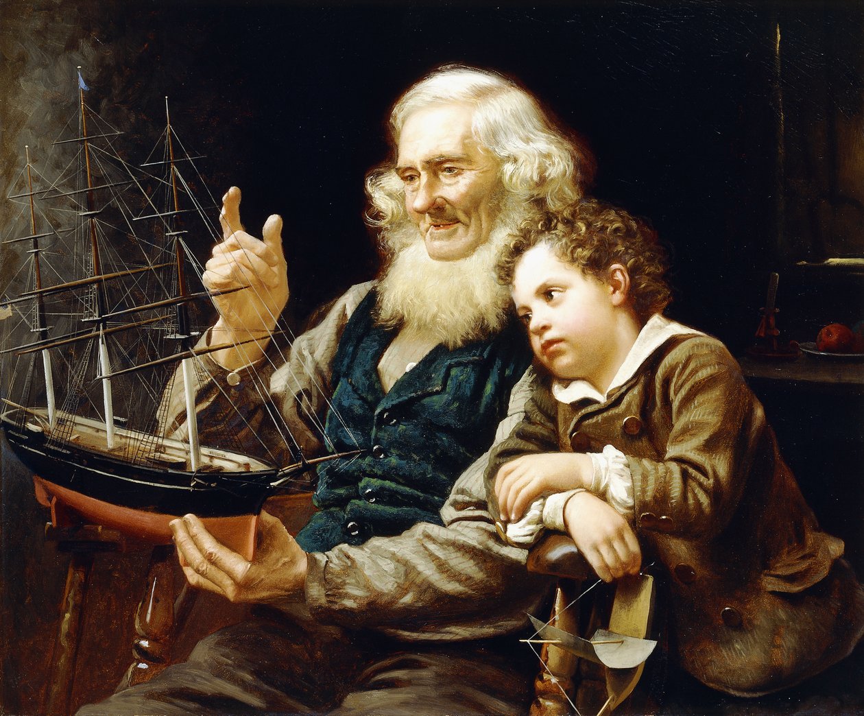 Uma história do mar, 1883 de John George Brown
