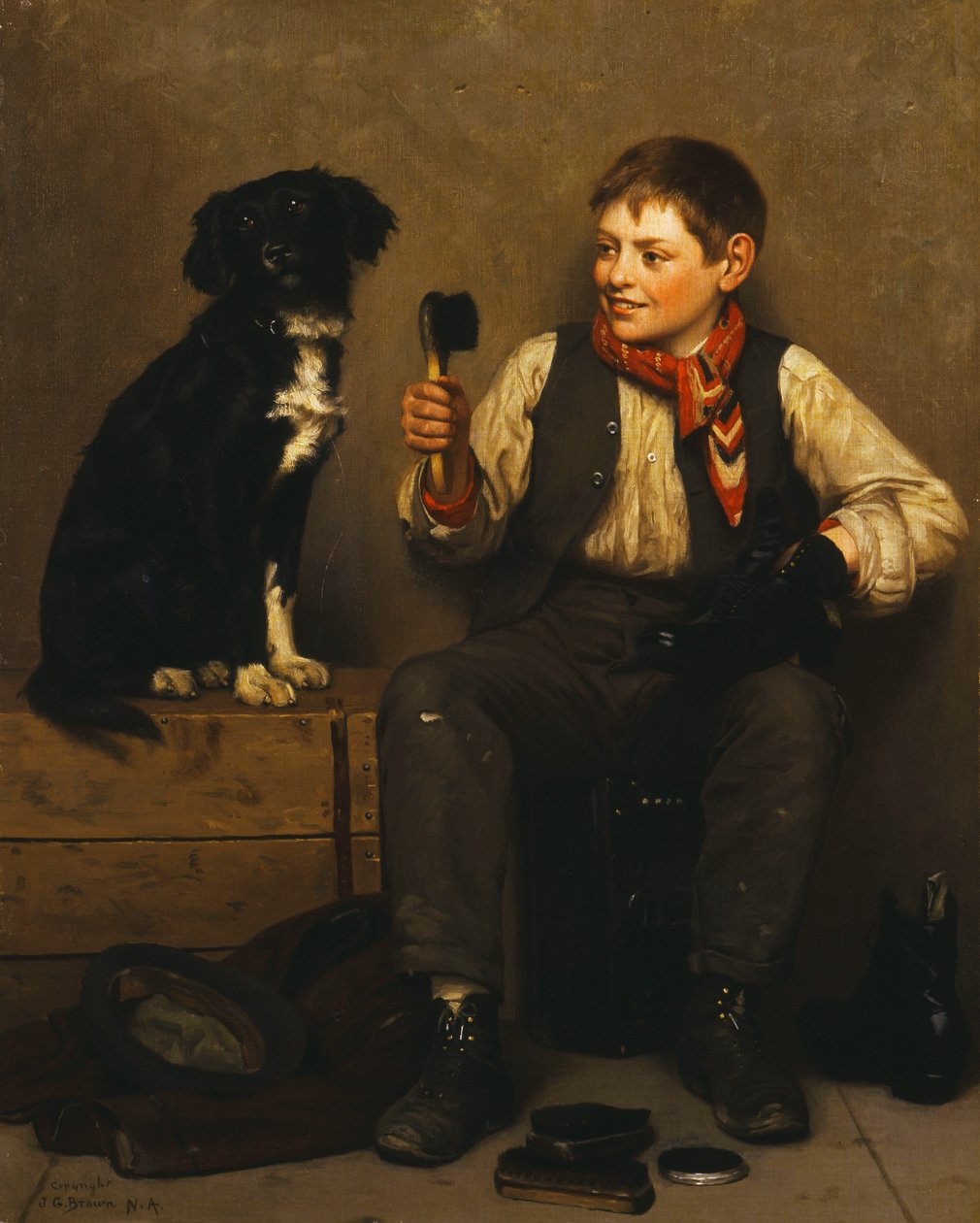 Não pode ser persuadido, de John George Brown