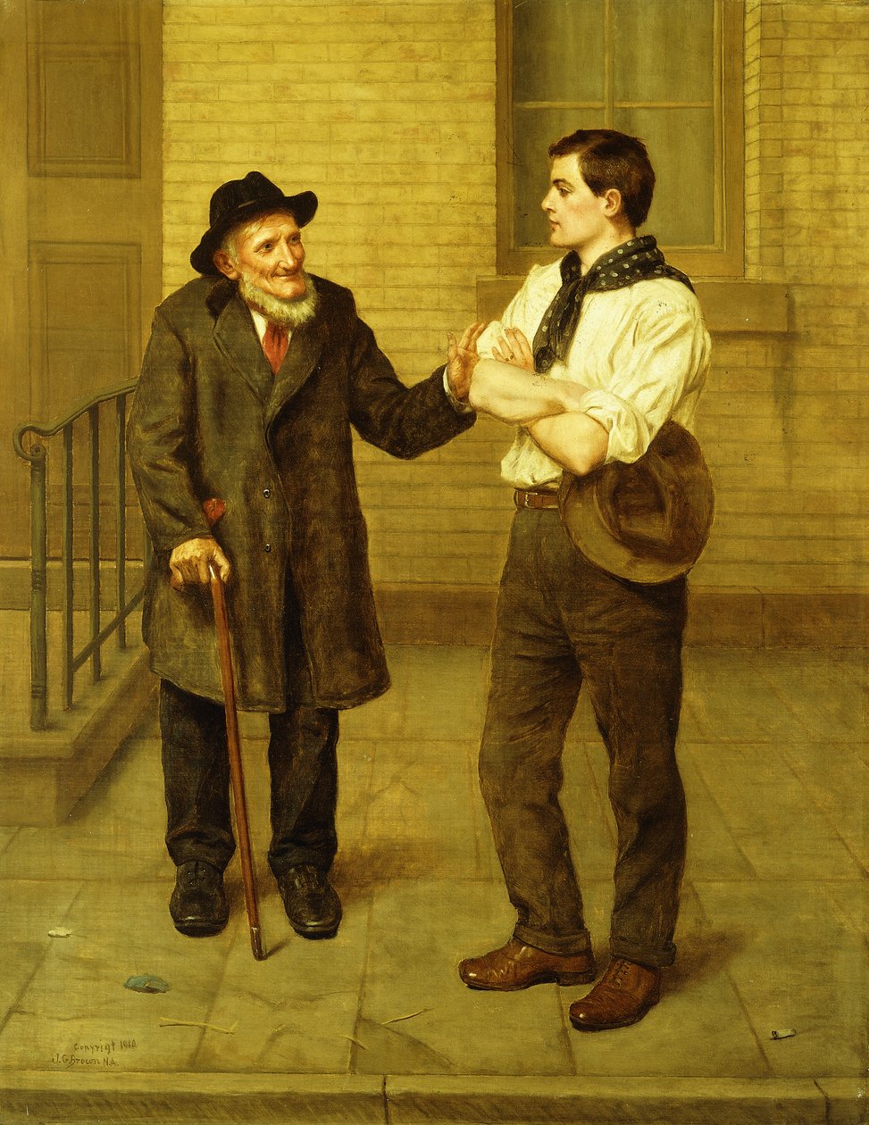 Vai o jovem oeste, 1910 de John George Brown