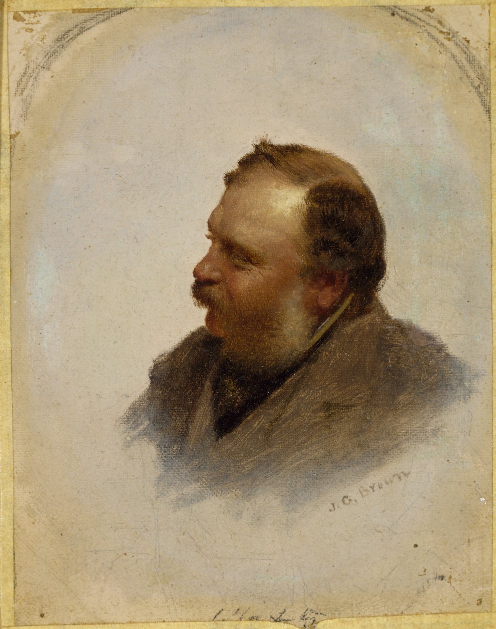 Retrato de William Brand, c. 1862 de John George Brown