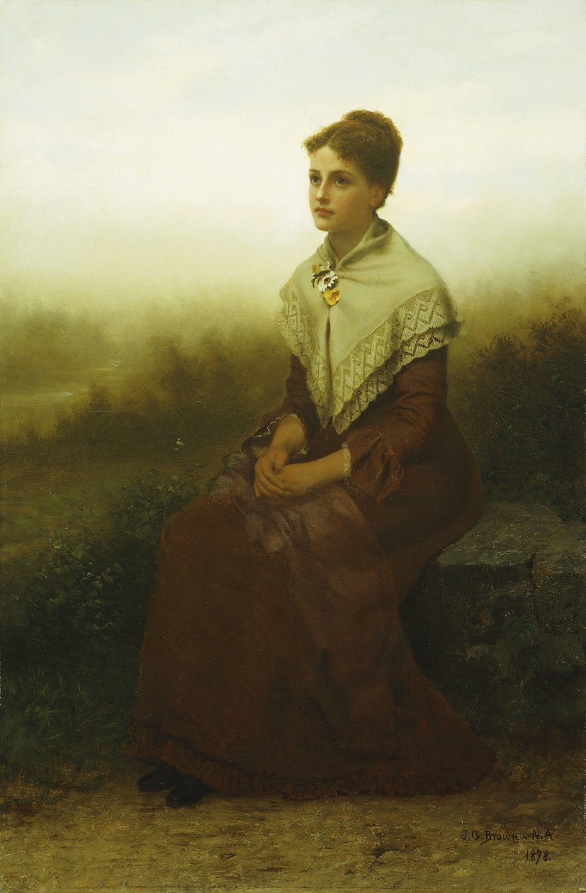 Reverie, 1878 de John George Brown