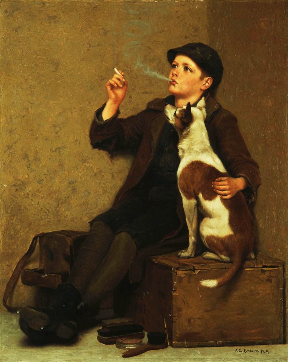 Menino de engraxate, de John George Brown