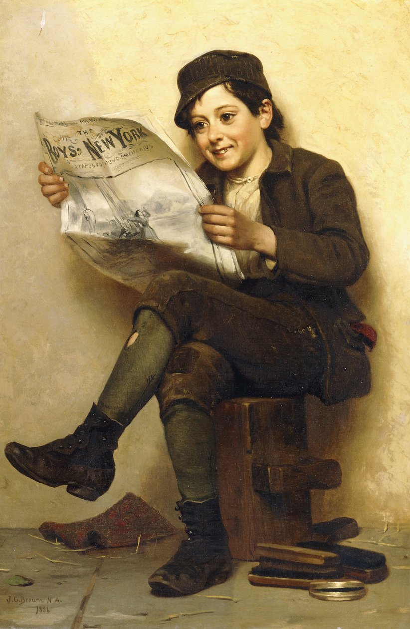 The Boys "Nova York, 1886 de John George Brown