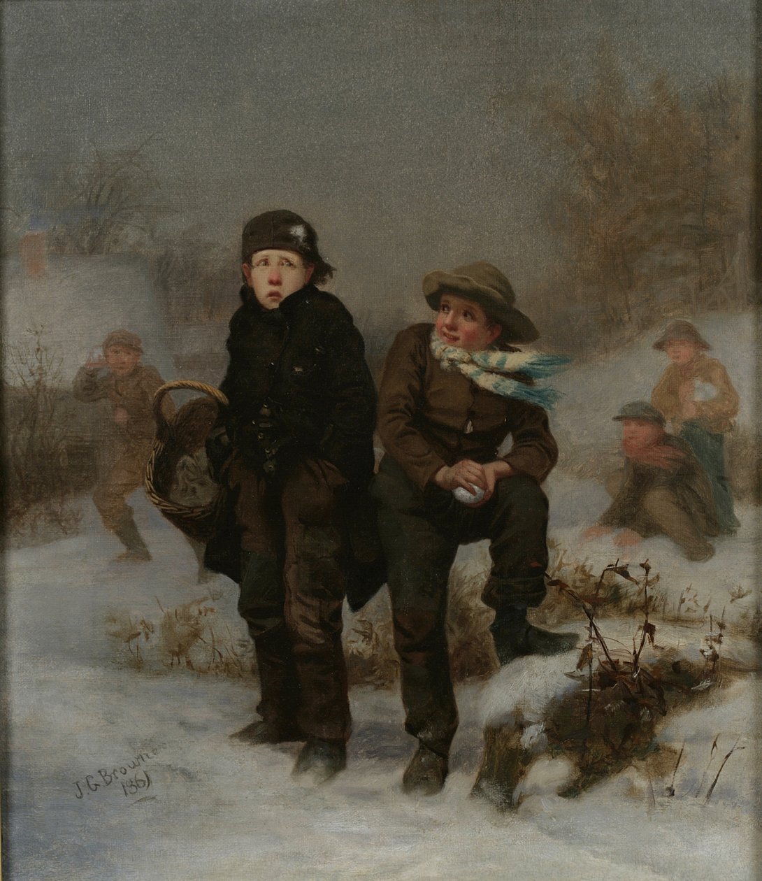 A vítima, 1861 de John George Brown