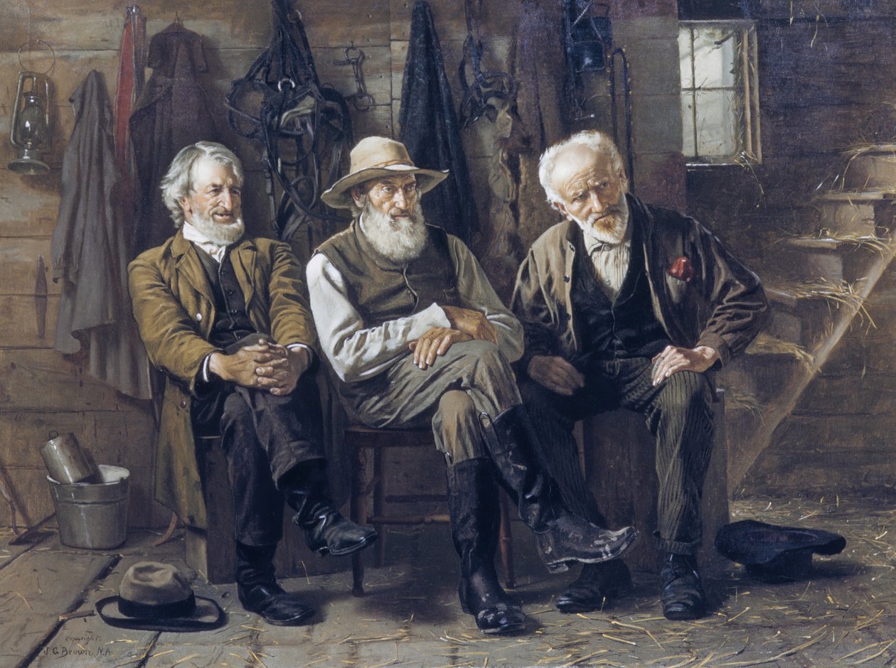 Para decidir a questão, 1897. de John George Brown
