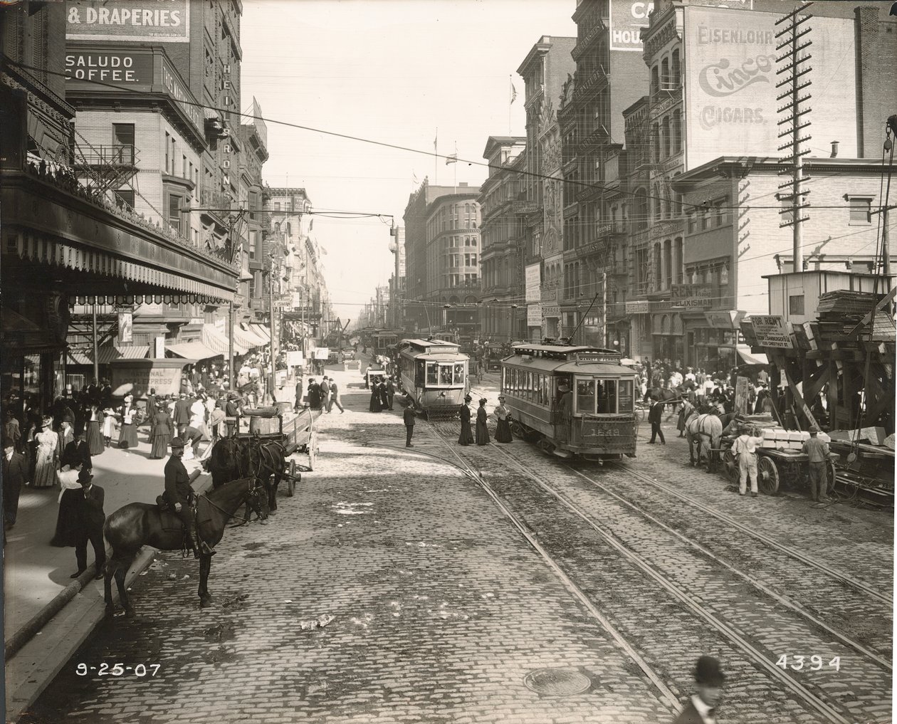 Market Street, a leste da 10th, Filadélfia de John Gibb Smith
