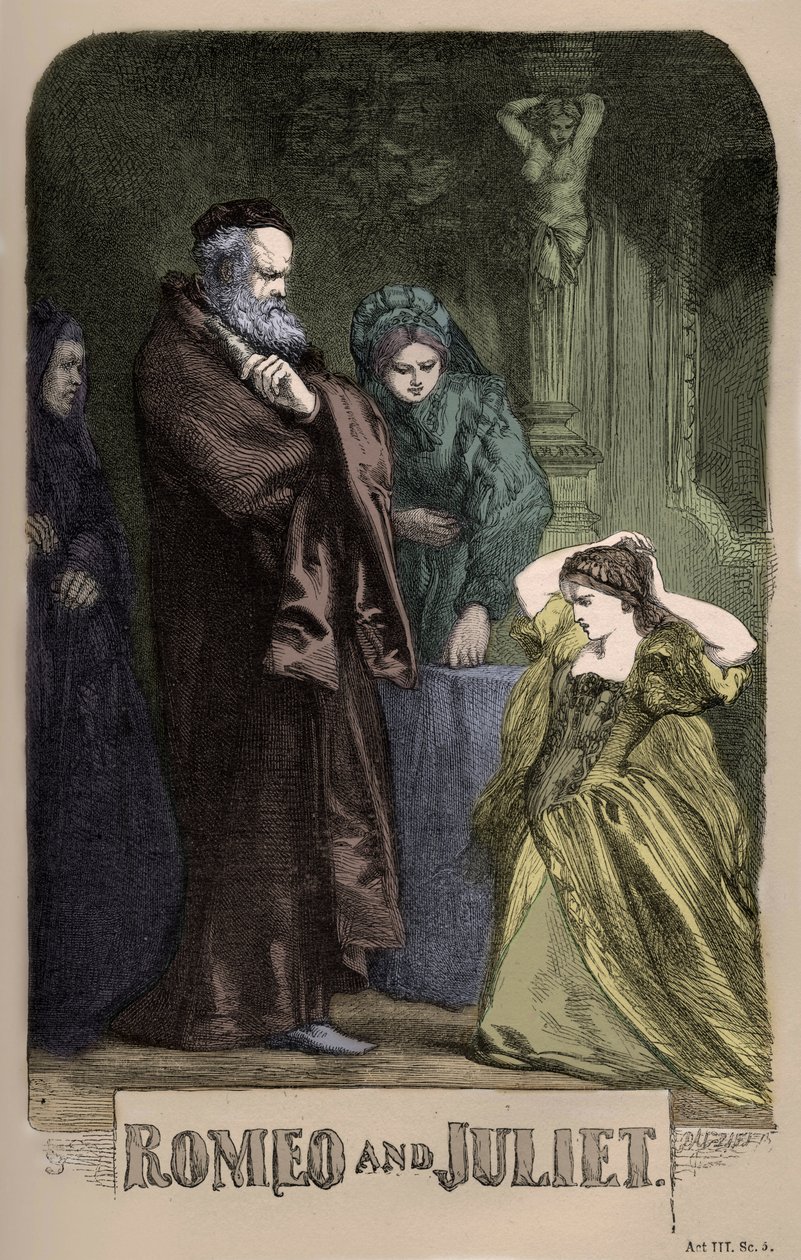 Romeu e Julieta de William Shakaespeare de John Gilbert