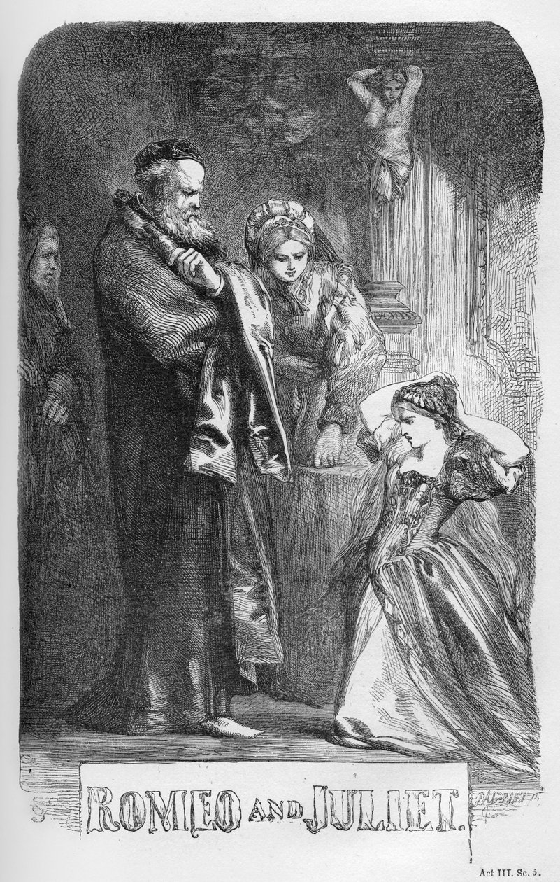 Romeu e Julieta de William Shakaespeare de John Gilbert