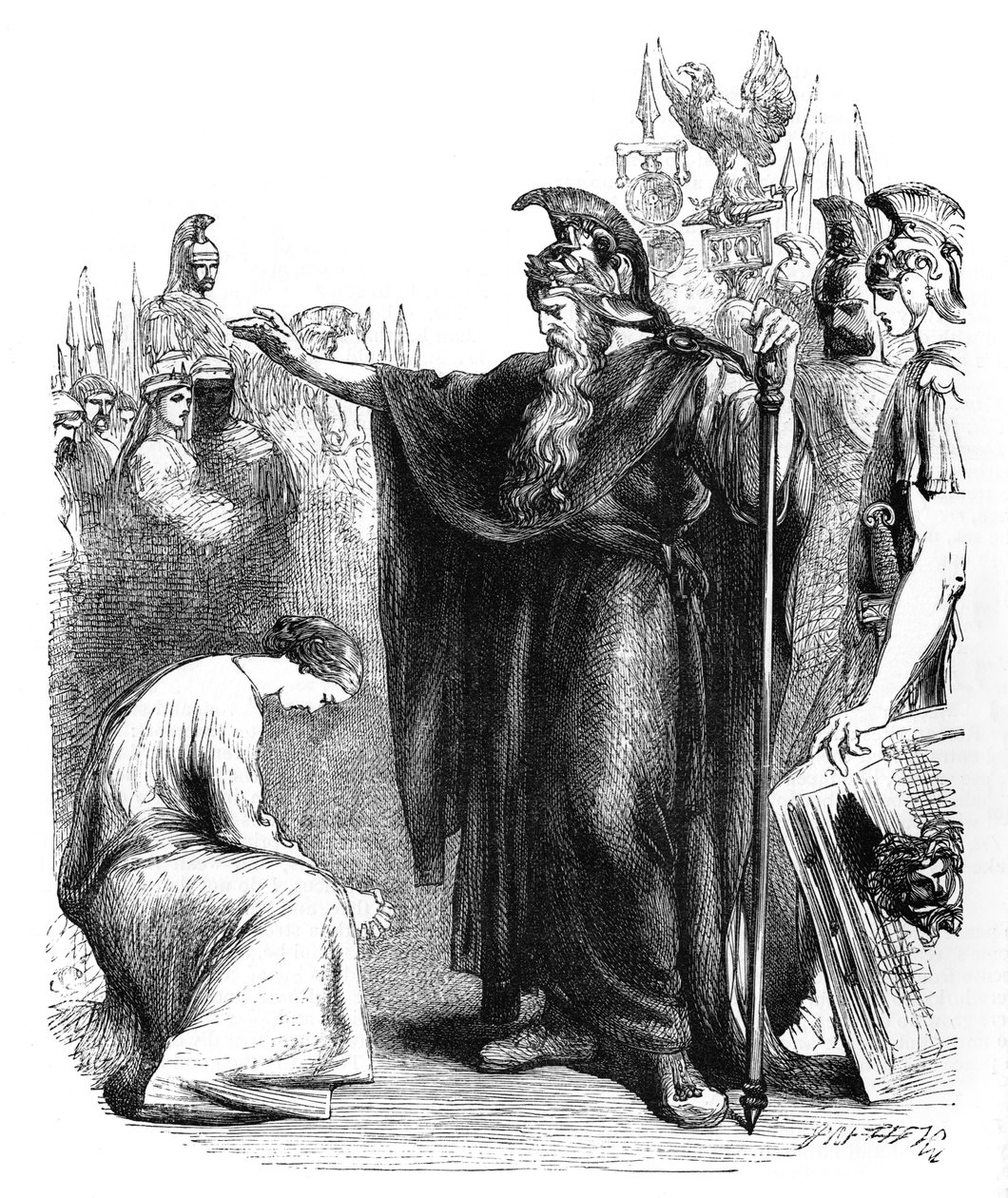 Titus Andronicus por William Shakespeare de John Gilbert