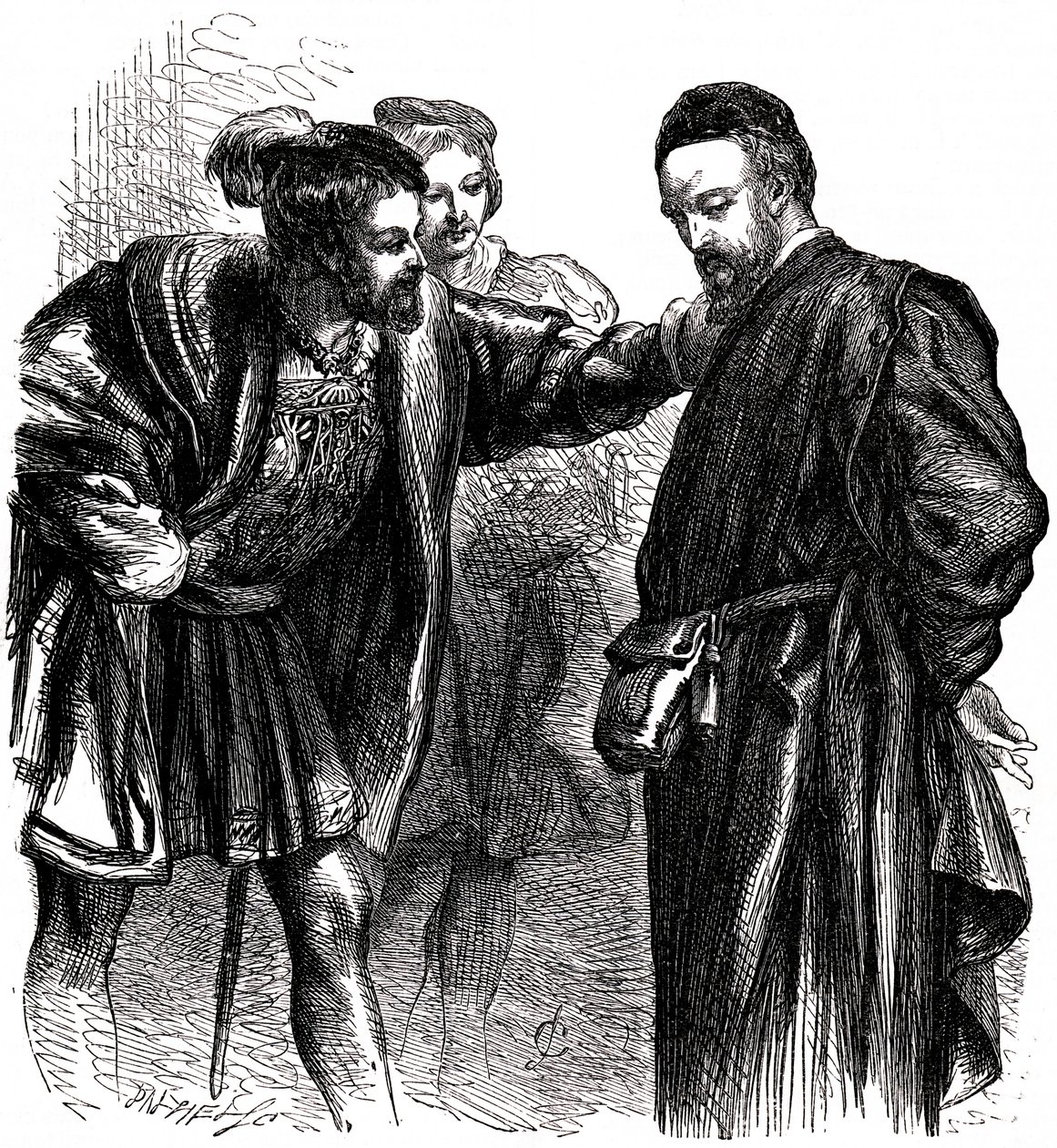 A peça de William Shakespeare de John Gilbert
