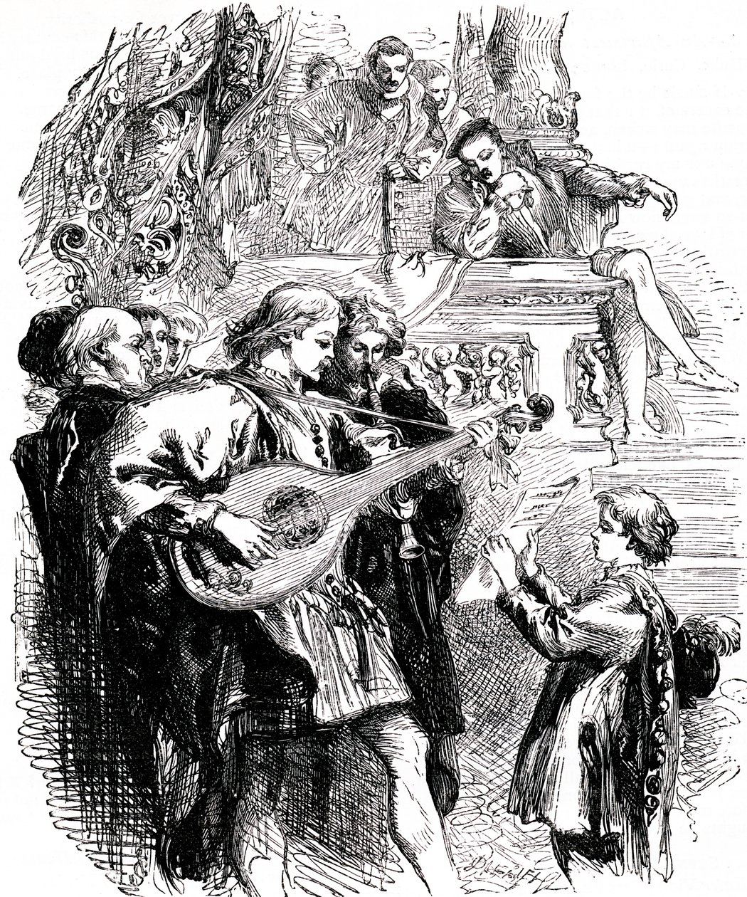 A peça de William Shakespeare de John Gilbert