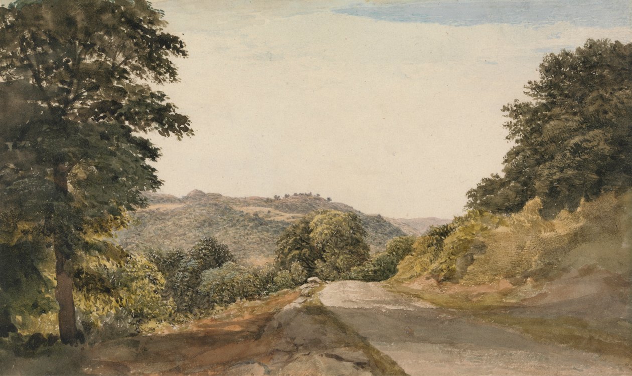 Uma estrada de Yorkshire de John Glover