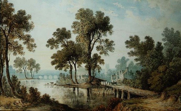 Vista de Darley, Derbyshire de John Glover