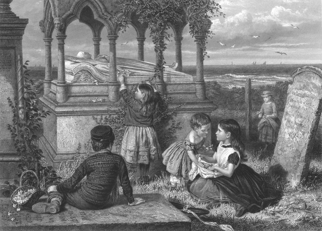 O túmulo da graça, querida, c1851-1886 de John Godfrey