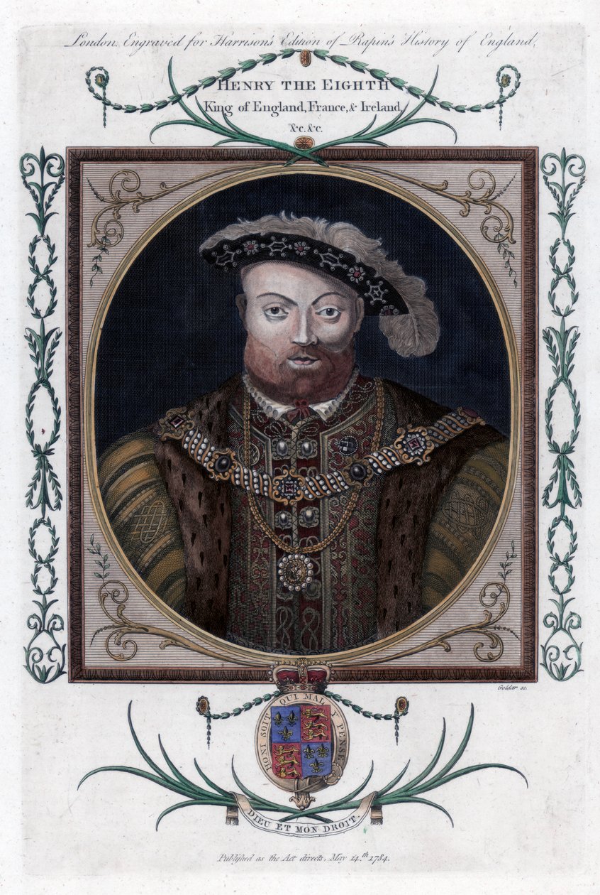 Henrique VIII da Inglaterra, 1784. de John Goldar