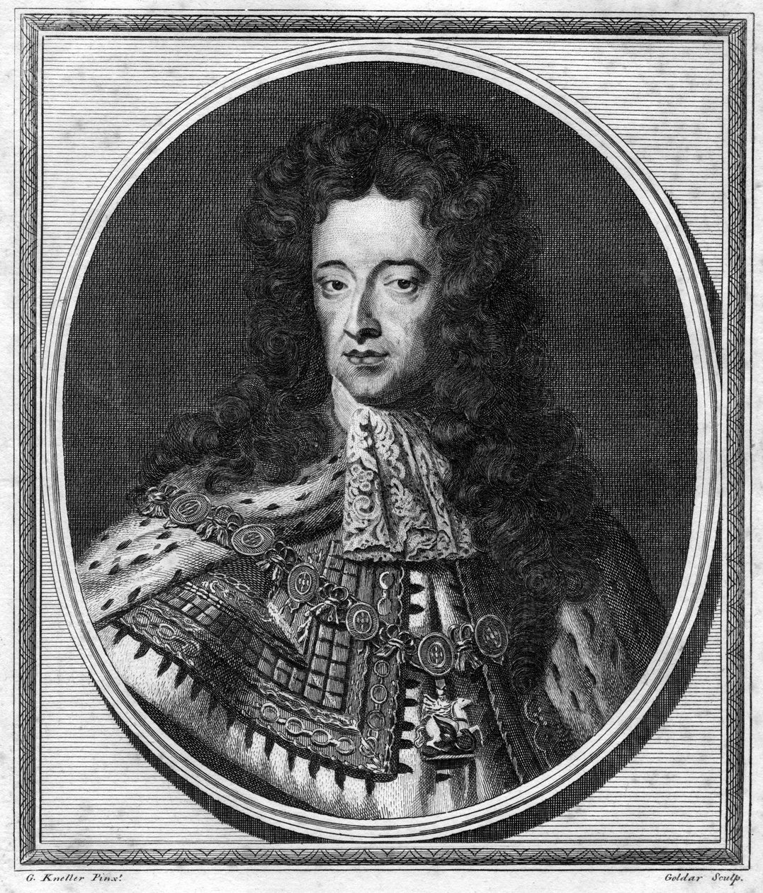 Guilherme III, rei da Inglaterra, Escócia e Irlanda, 1784. de John Goldar