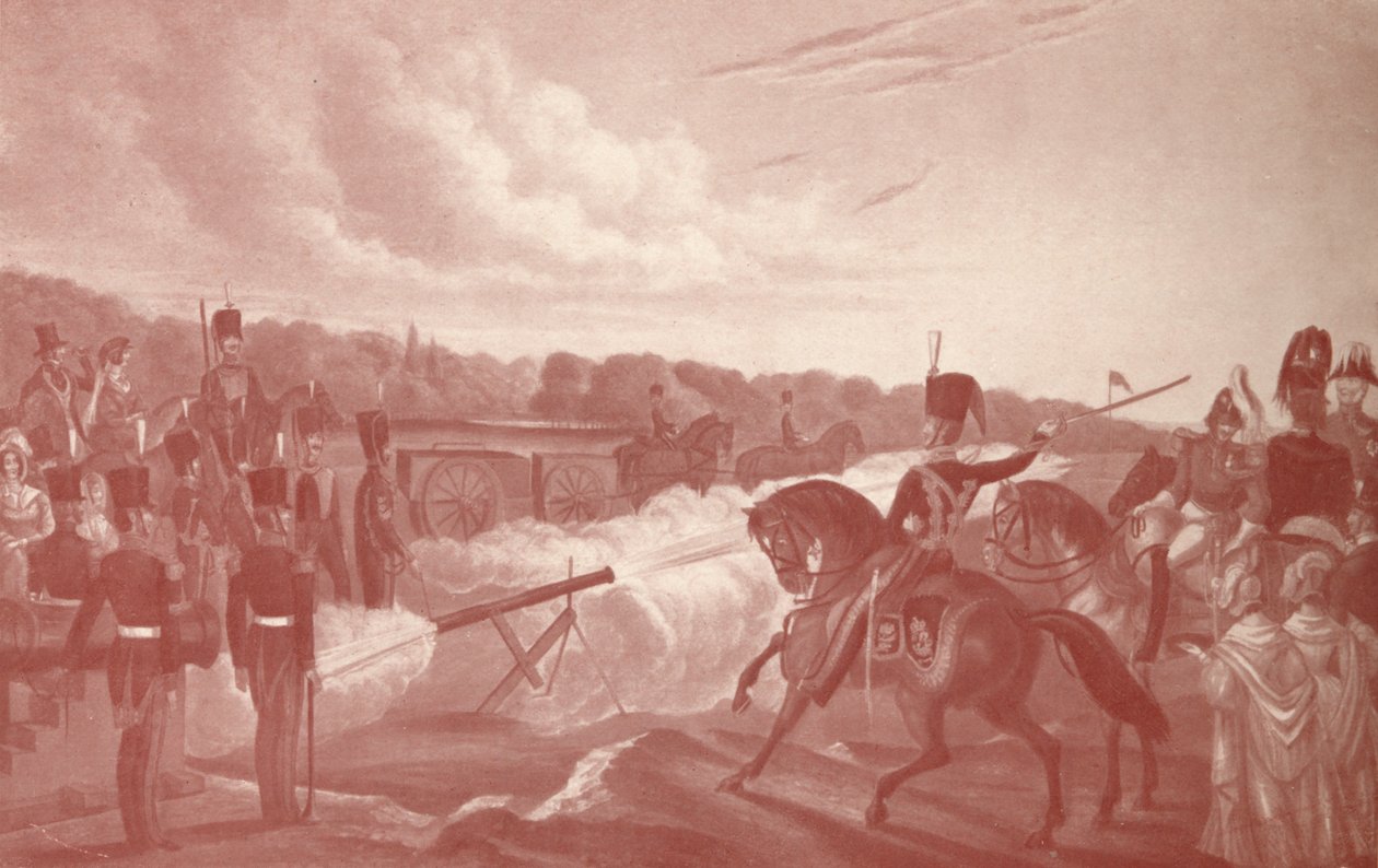 Prática de foguetes nos pântanos, 1845 1909 de John Grant