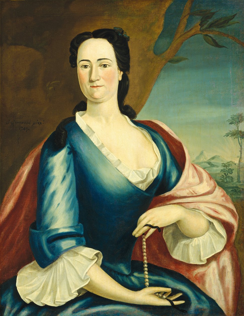 Elizabeth Fulford Welshman, 1749. de John Greenwood