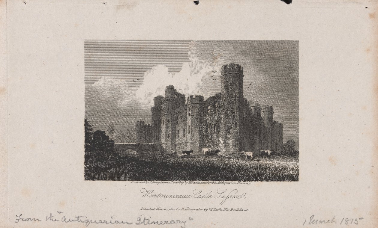 Castelo de Herstmonceux, Sussex de John Greig
