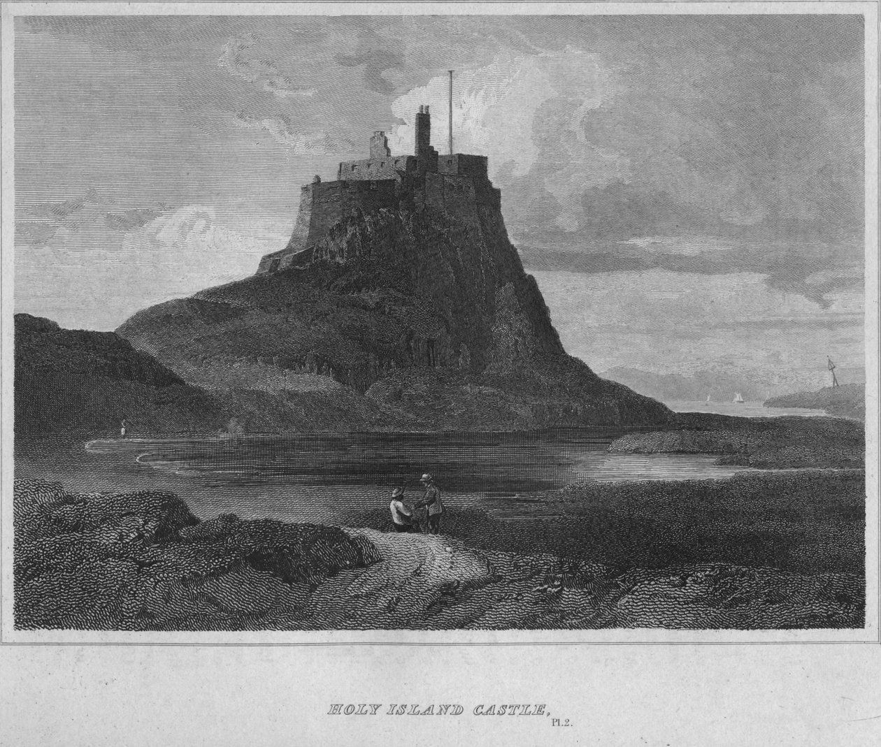 Castelo da Ilha Sagrada, 1814 de John Greig