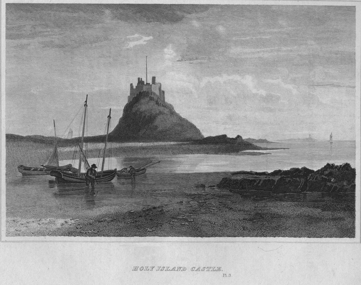 Castelo da Ilha Sagrada, 1814 de John Greig