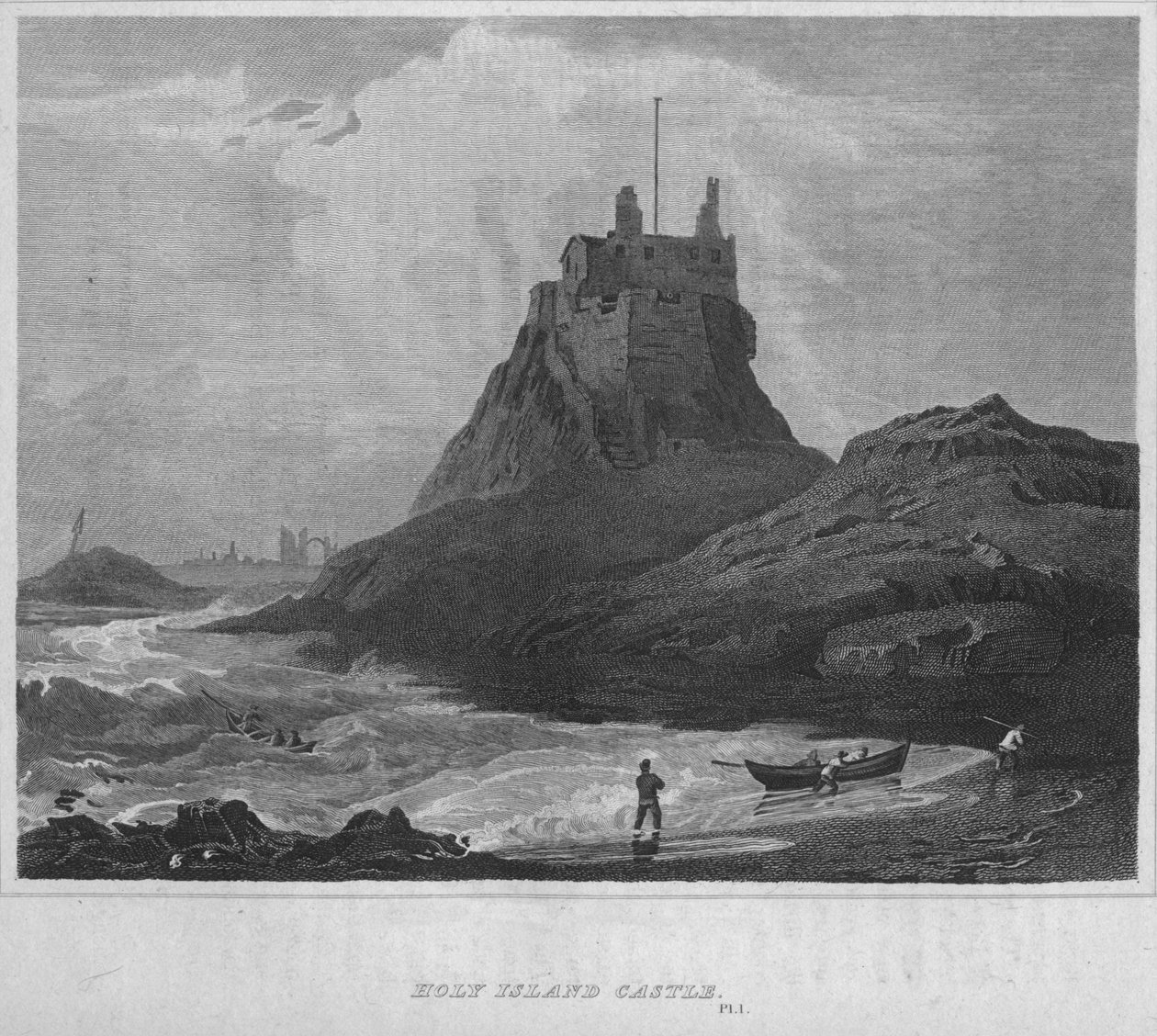 Castelo da Ilha Sagrada, 1814 de John Greig