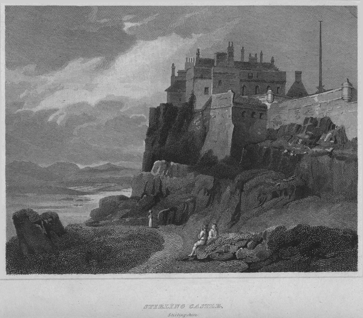 Castelo de Stirling, Stirlingshire, 1814 de John Greig