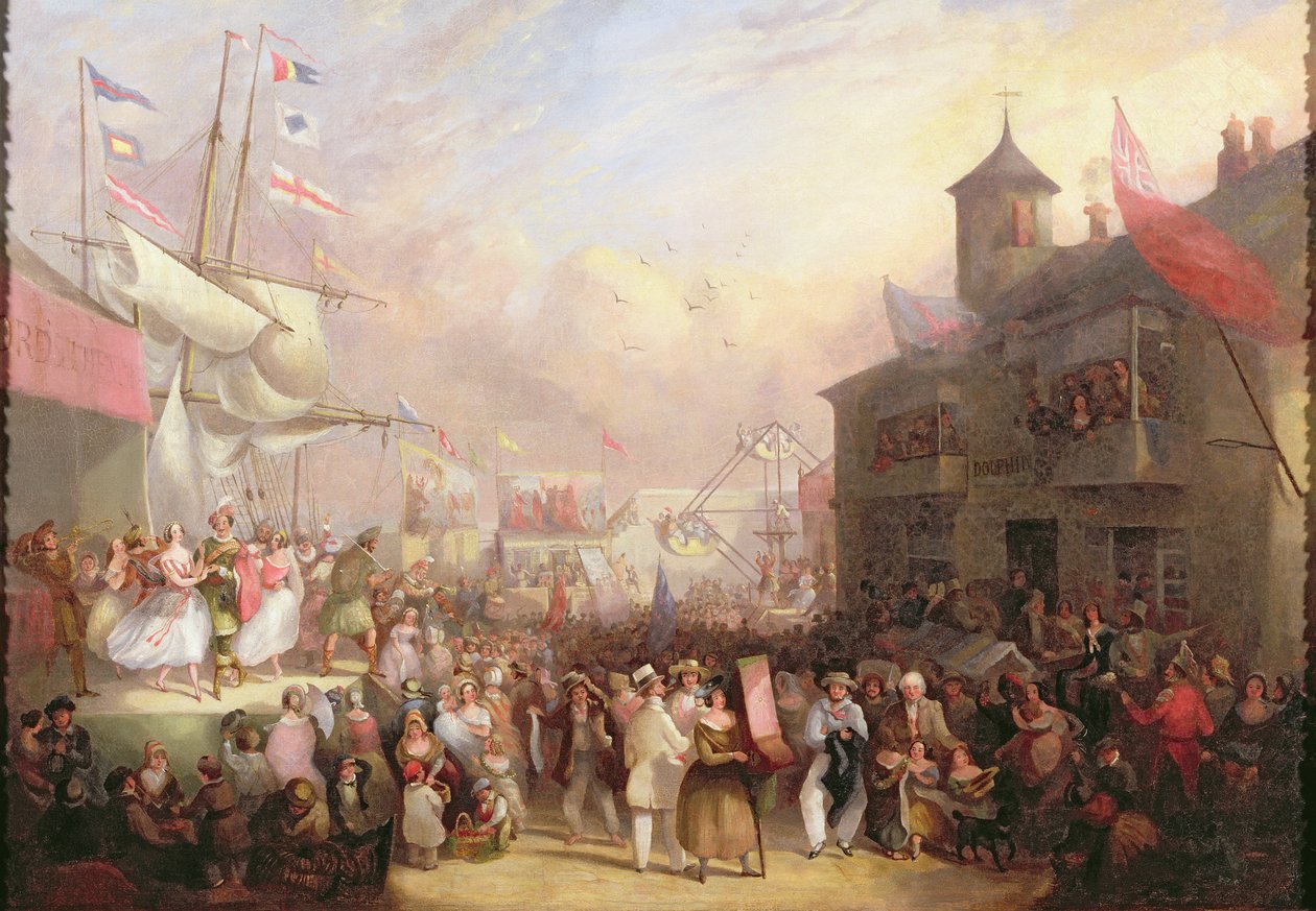 Quay Fair, 1850 de John Grenfell Moyle