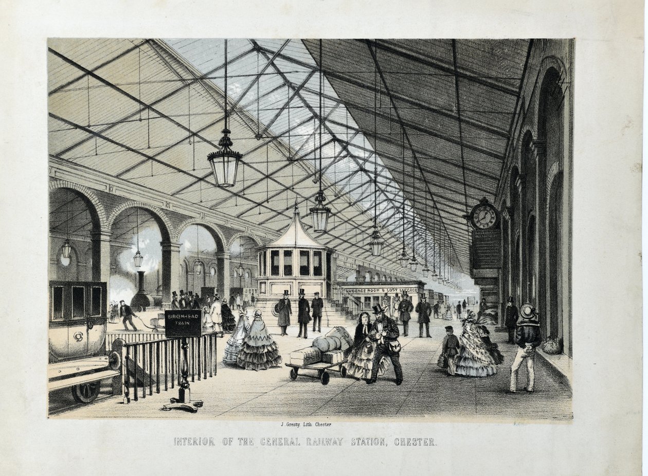 Interior da Estação Ferroviária Geral, Chester de John Gresty