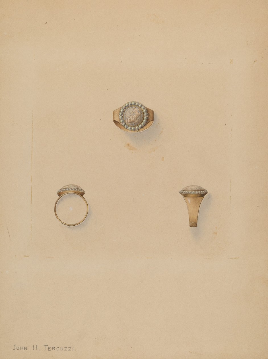 Anel de luto de John H. Tercuzzi