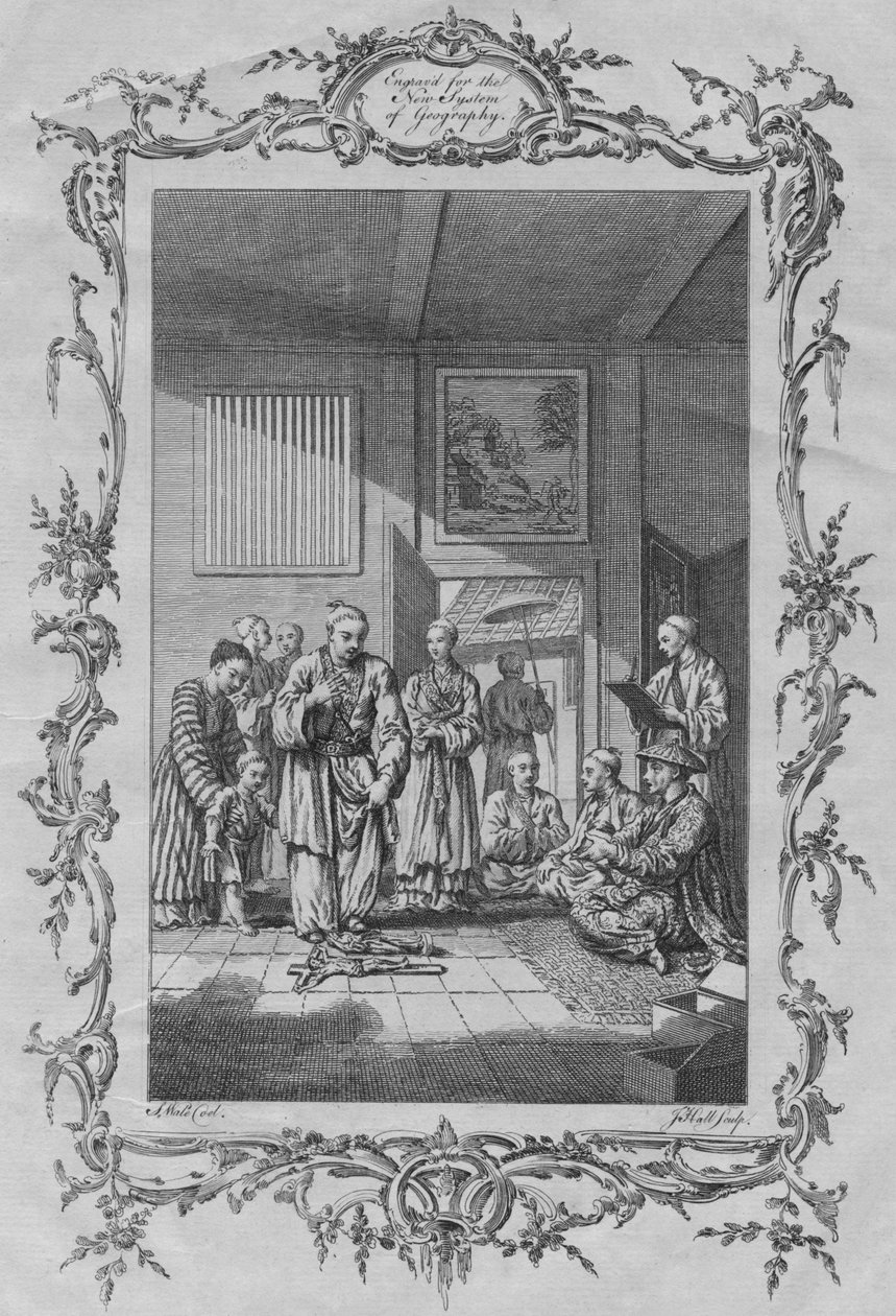 Ato de pisar nas imagens de Nosso Salvador e da Virgem Maria, 1765 de John Hall