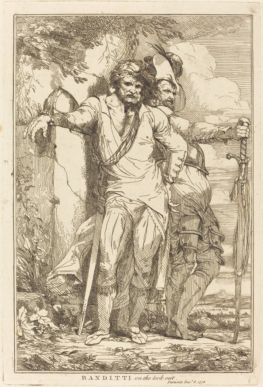 Banditti de olho de John Hamilton Mortimer