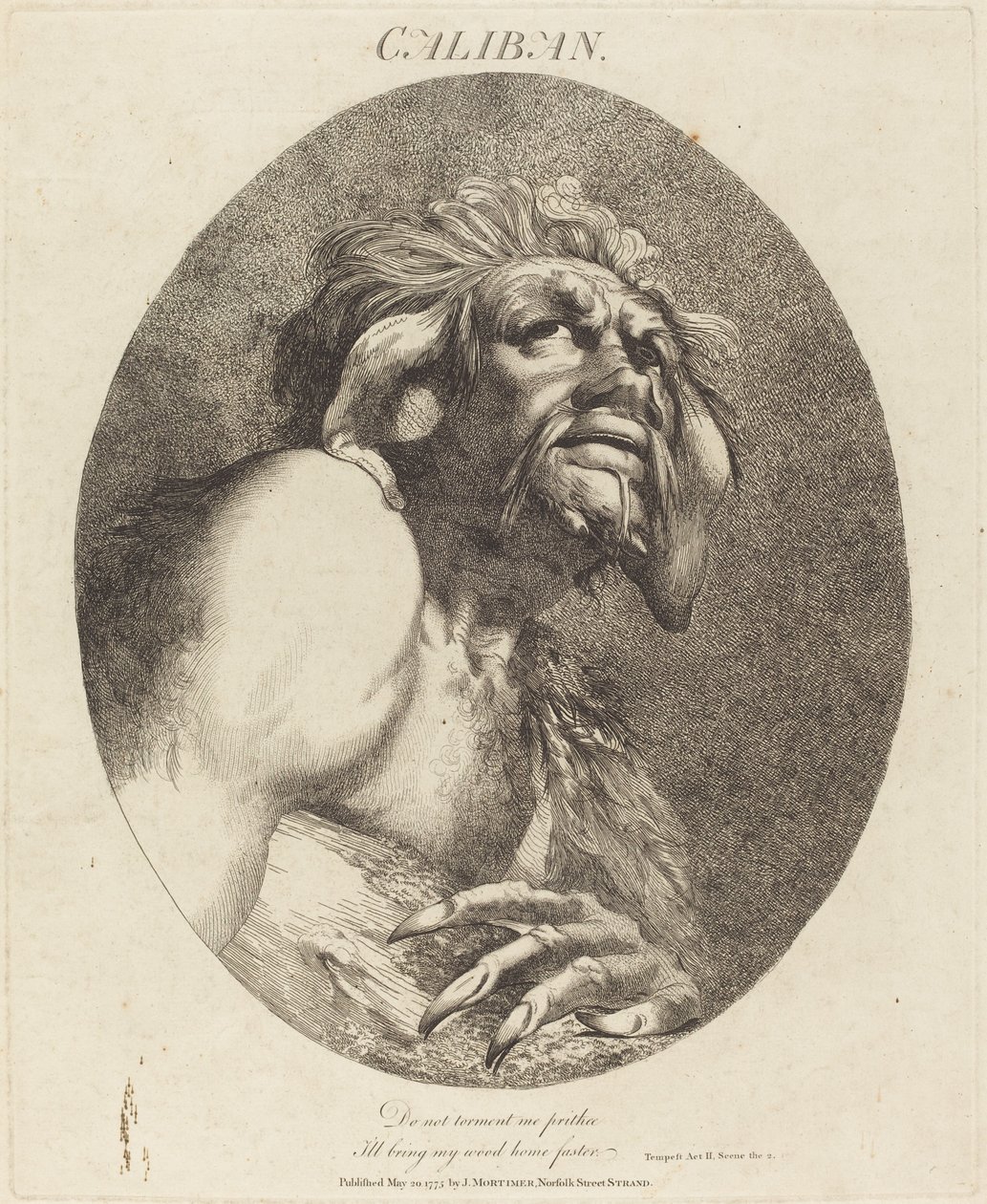 Caliban de John Hamilton Mortimer